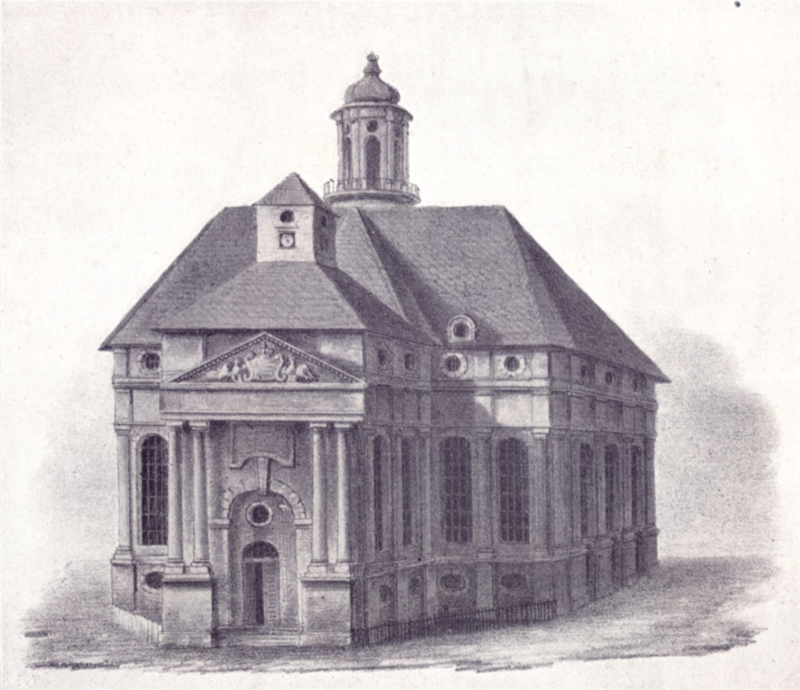 Berlin Petrikirche um 1800